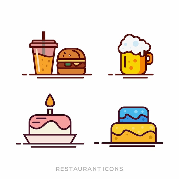 Restaourant icon vector