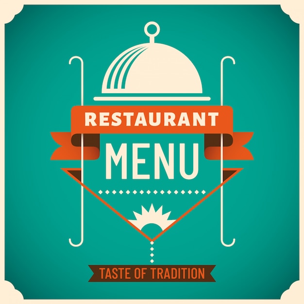 Vector restaurant background