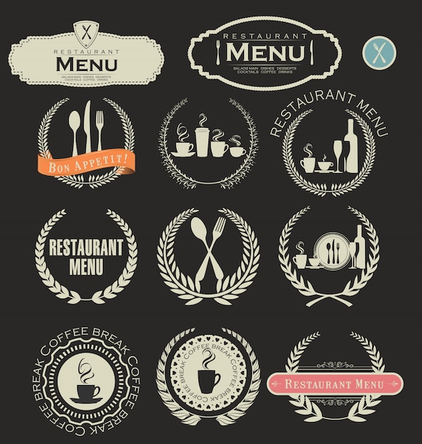 Vector restaurant badge