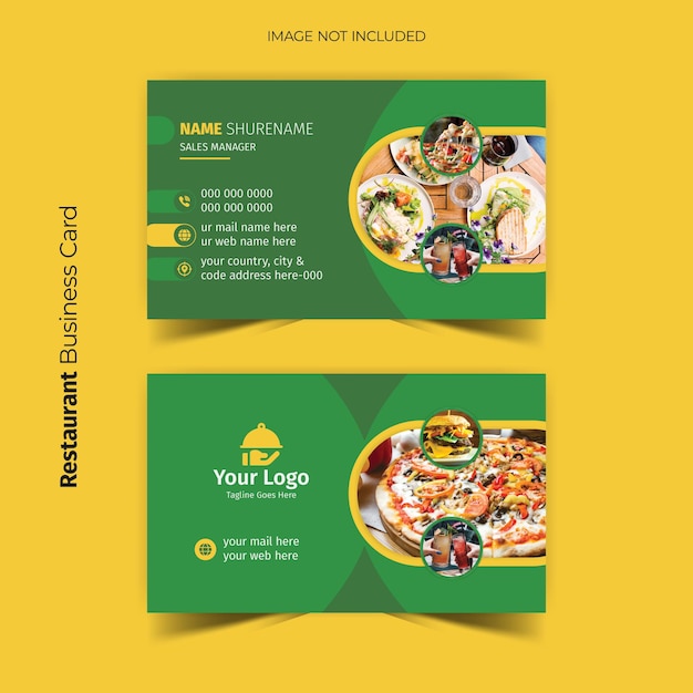 Restaurant Business Card Advance Design Template