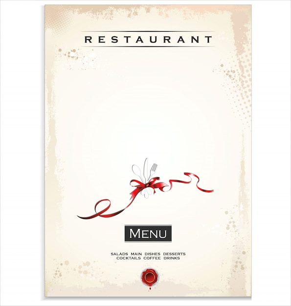 Vector restaurant and cafe labels