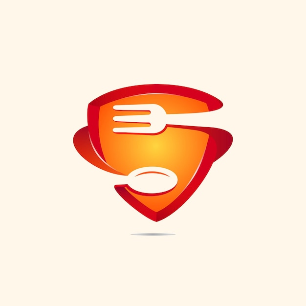 Vector restaurant or cafe logo template