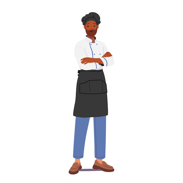 Restaurant Chef Is A Skilled Culinary Professional Character Who Crafts Delicious Dishes Explores Creativity In The Kitchen And Strive For Culinary Excellence Cartoon People Vector Illustration