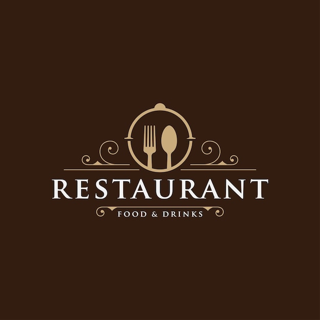 Restaurant food amp drink logo design