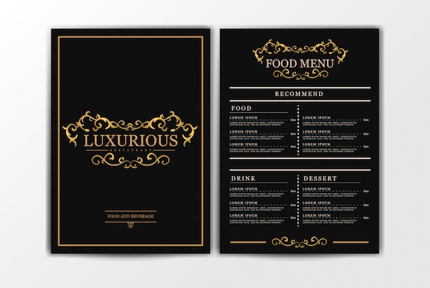 Restaurant Food Menu Template