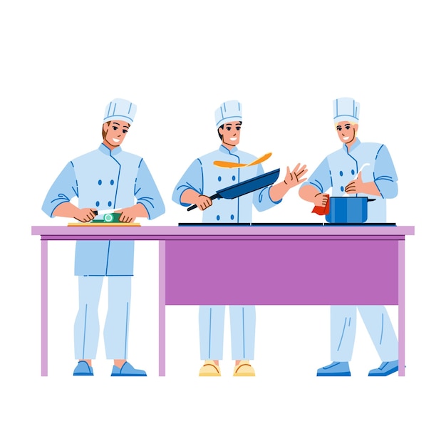 Restaurant keuken vector
