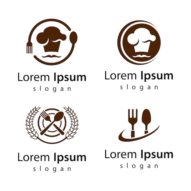 Restaurant logo afbeeldingen afbeelding ontwerp
