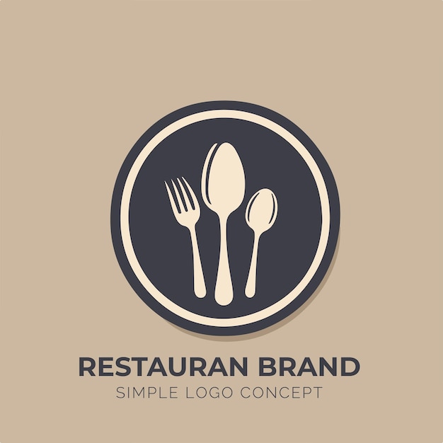 Restaurant Logo Concept for Company and Branding