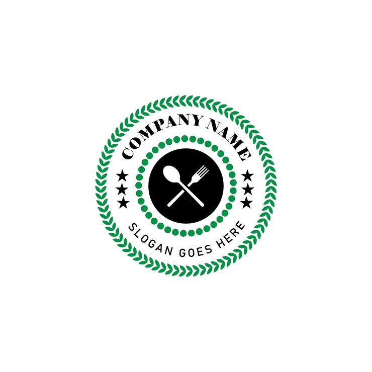 Restaurant logo design vector