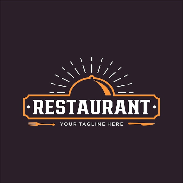 Vector restaurant logo design