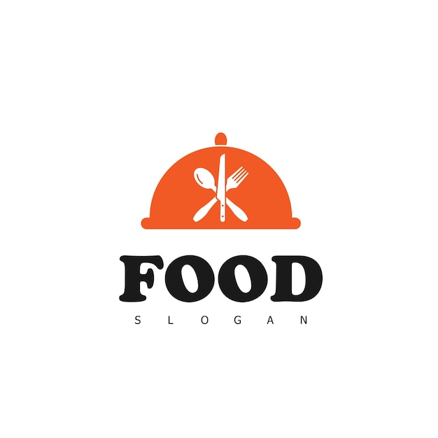 Restaurant logo eten eten ontwerp symbool snelle bezorging