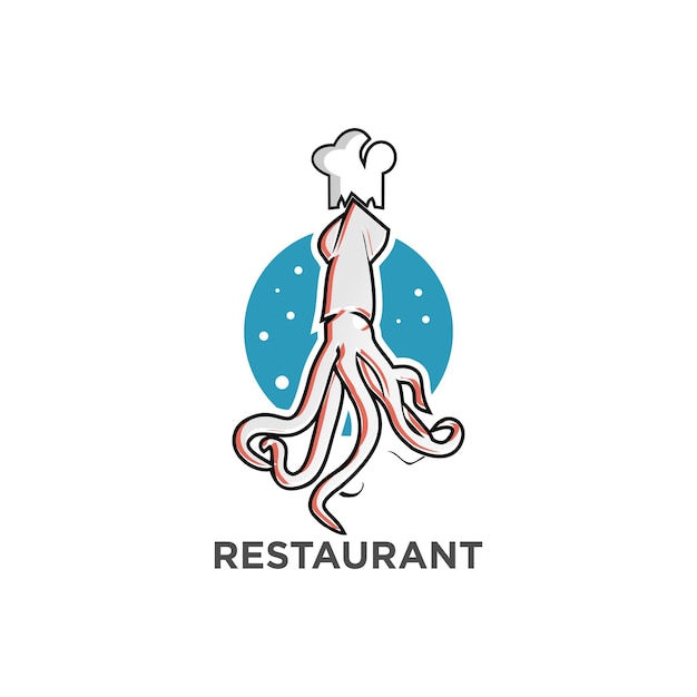 Vector restaurant logo and food icon