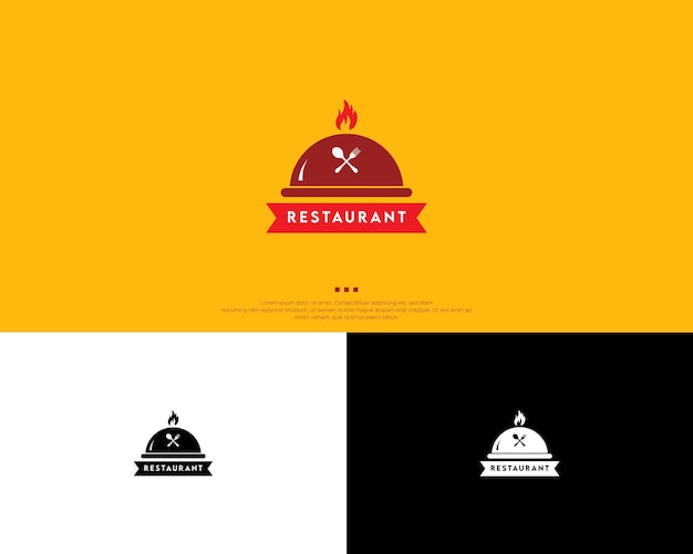 Restaurant Logo ontwerpsjabloon