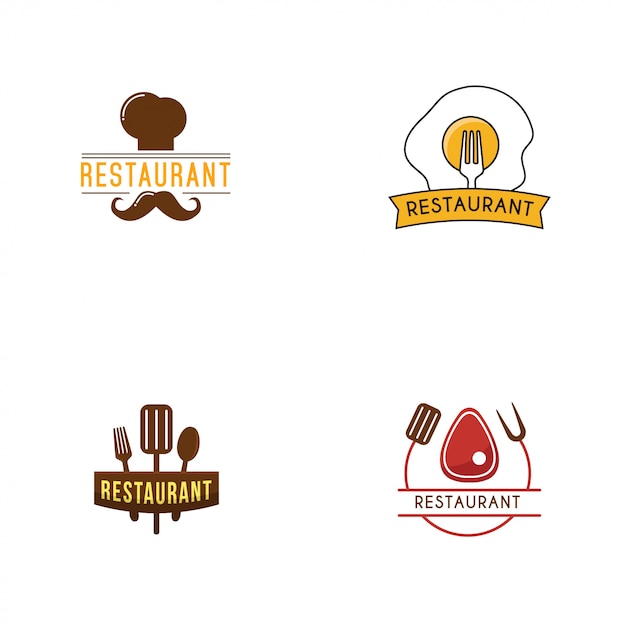 Restaurant logo template