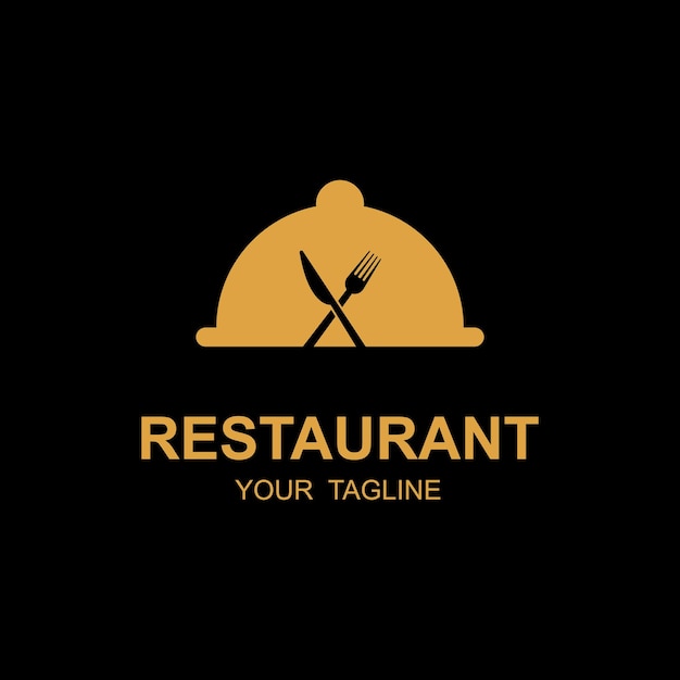 Restaurant logo vector pictogram illustratie ontwerp