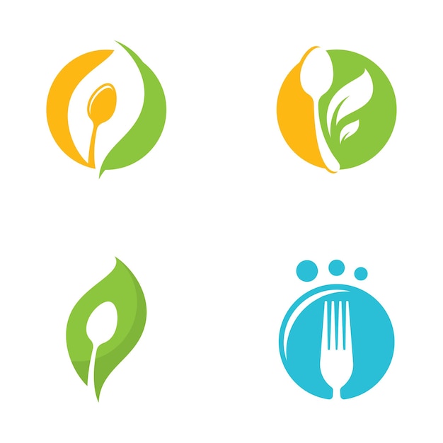 Restaurant logo vector sjabloon