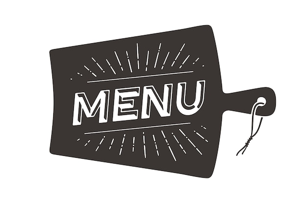 Vector restaurant menu concept