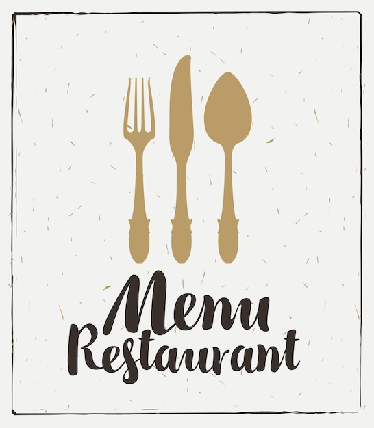 restaurant menu cover