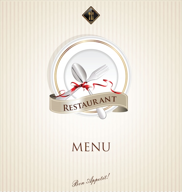 Vettore menu design del ristorante