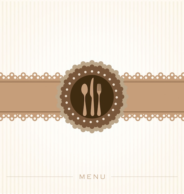 Menu design del ristorante