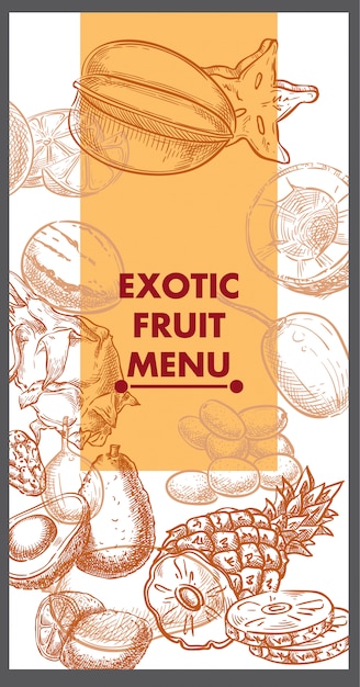 Restaurant menu ontwerp.