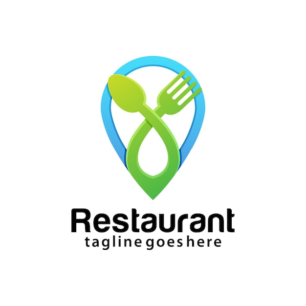 Шаблон дизайна логотипа Restaurant Point