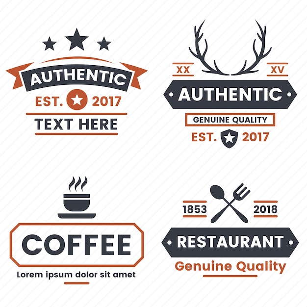 Restaurant Retro Vector Logo