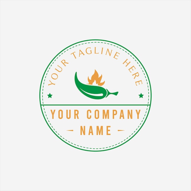 Restaurant retro vintage logo template