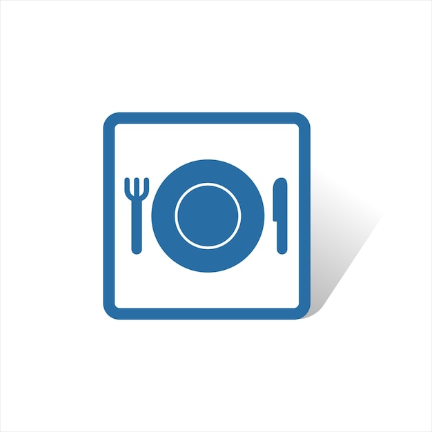 Restaurant teken illustratie vector