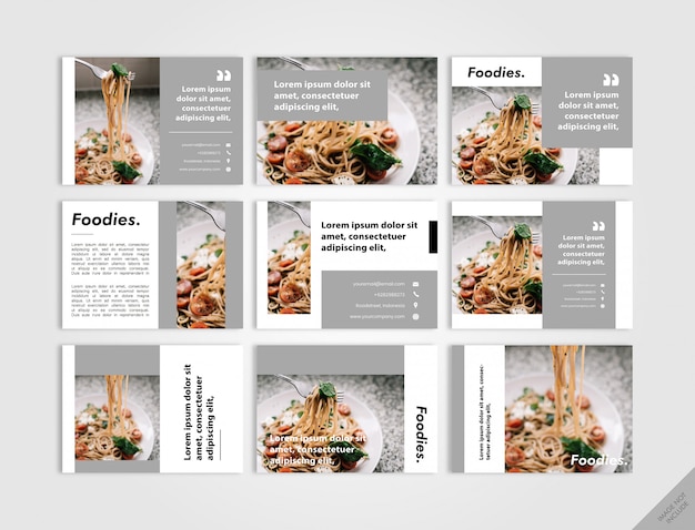 Vector restaurantmenu en kookboek