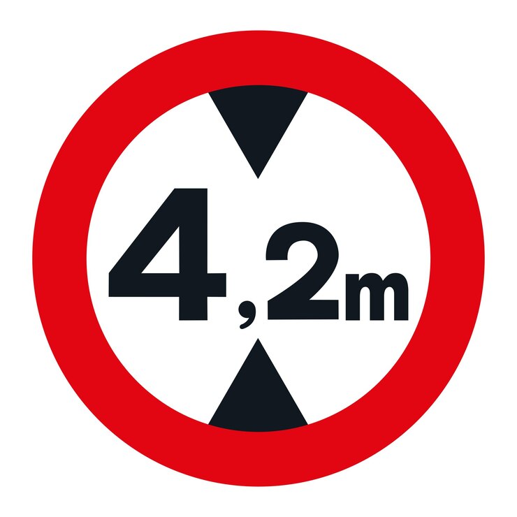 RESTRICTION SIGNS R205 Height Limitation