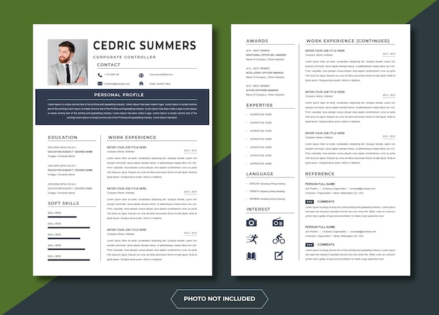 A resume for a company called cern summers.