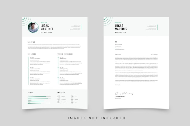 resume and cover letter template