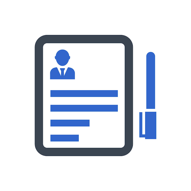 Resume CV Icon