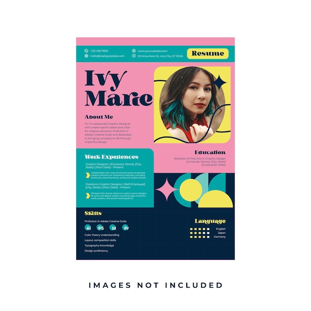 resume and cv template design