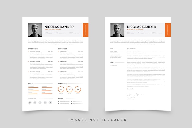 Resume and Letterhead Template