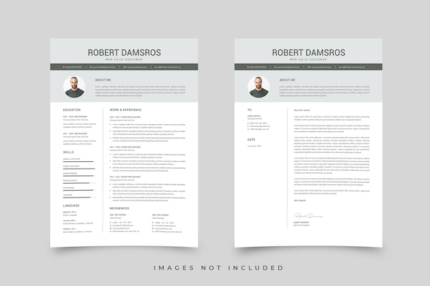 Resume and Letterhead Template