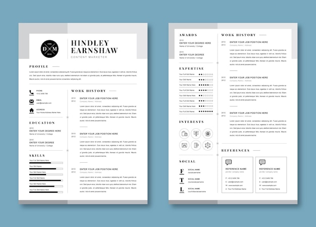 Resume template