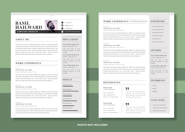 Resume template