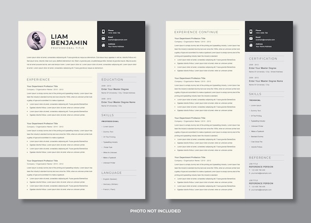 Resume template