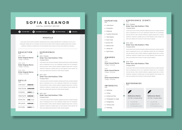 Resume template