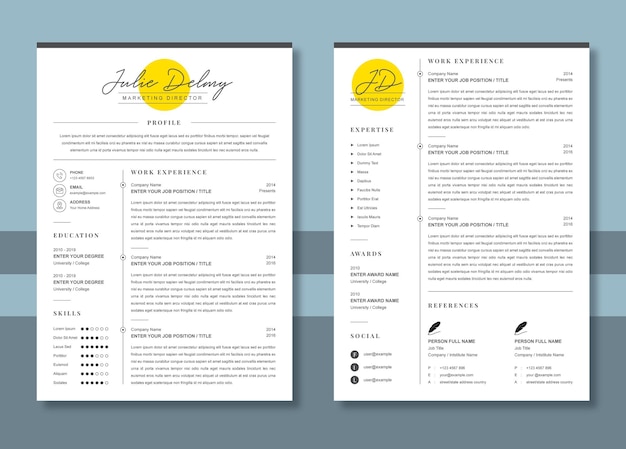 Resume template