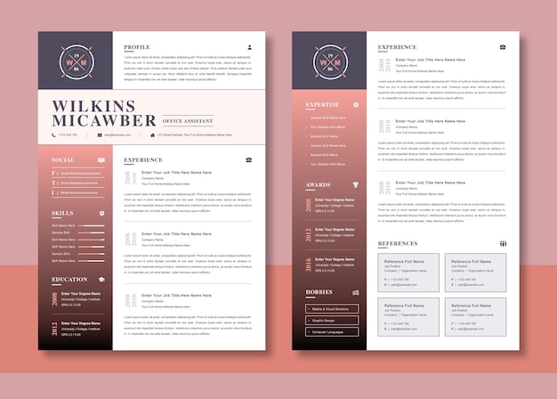 Resume template