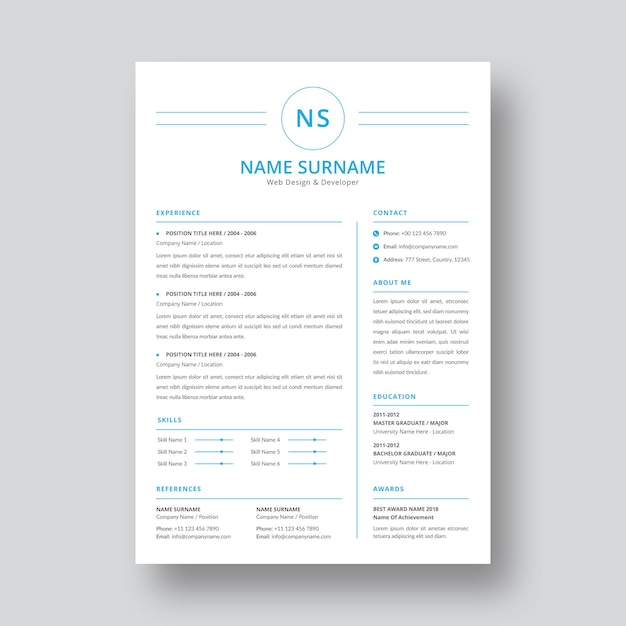 Resume template