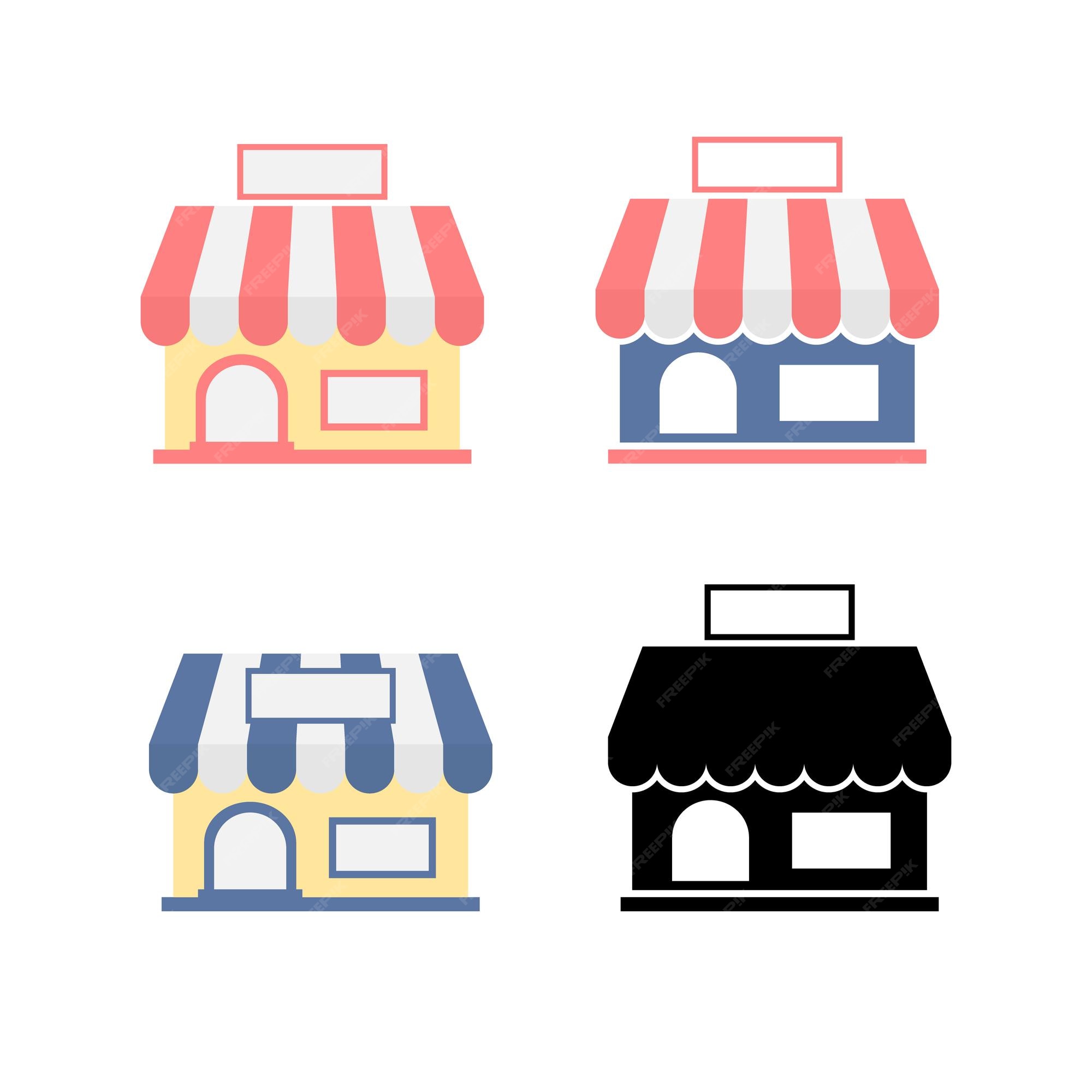 Premium Vector | Retail store illustration icon