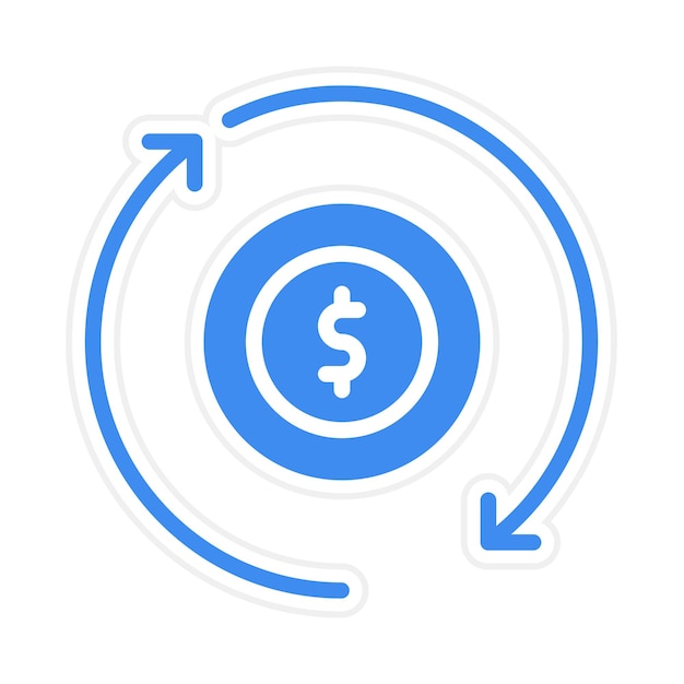 Vector retained earnings icon vector image can be used for credit and loan