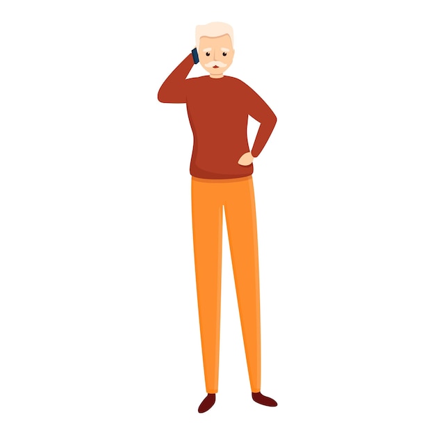 Retire man icoon Cartoon van retire man vector icoon voor webontwerp geïsoleerd op witte achtergrond