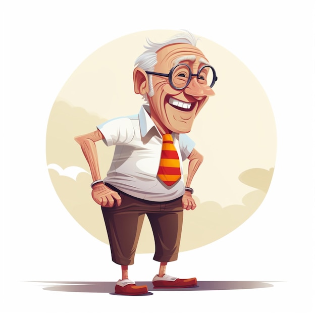 Retirement cartoon vector