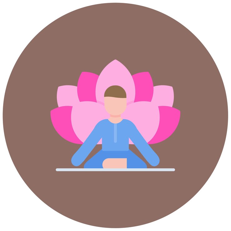 Vector retreat flat illustration