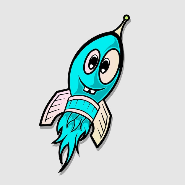 retro 30s funny comic and cartoon character face element of emotion character mascot vector illustration